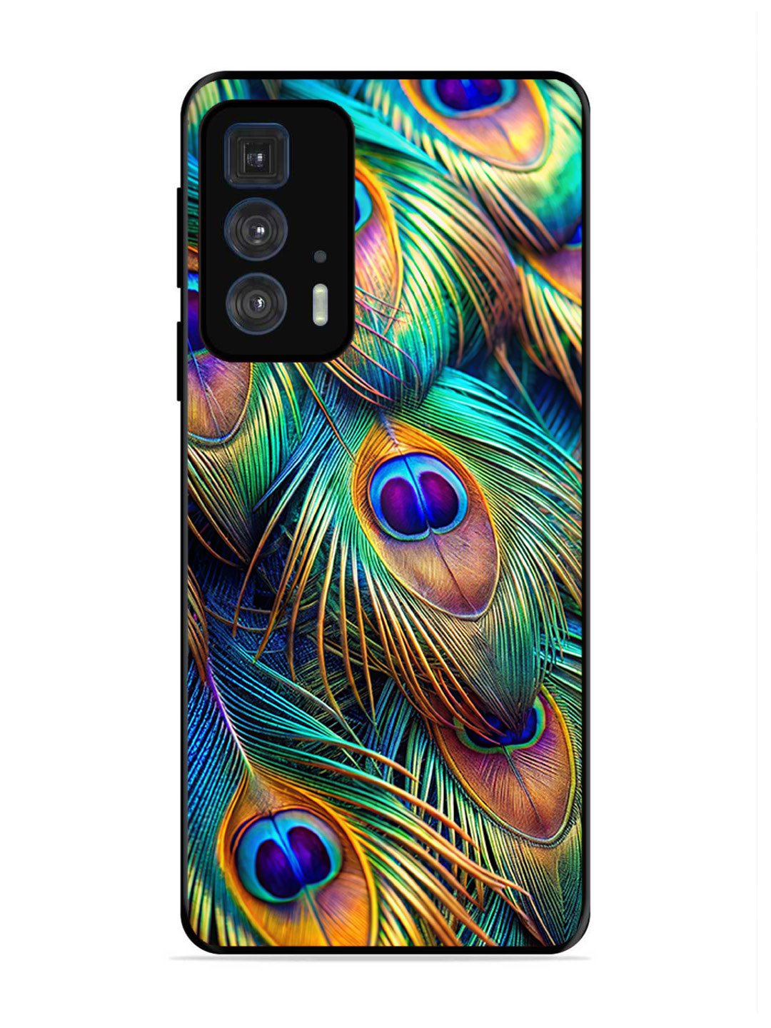 Motorola Edge 20 Pro peacock feather