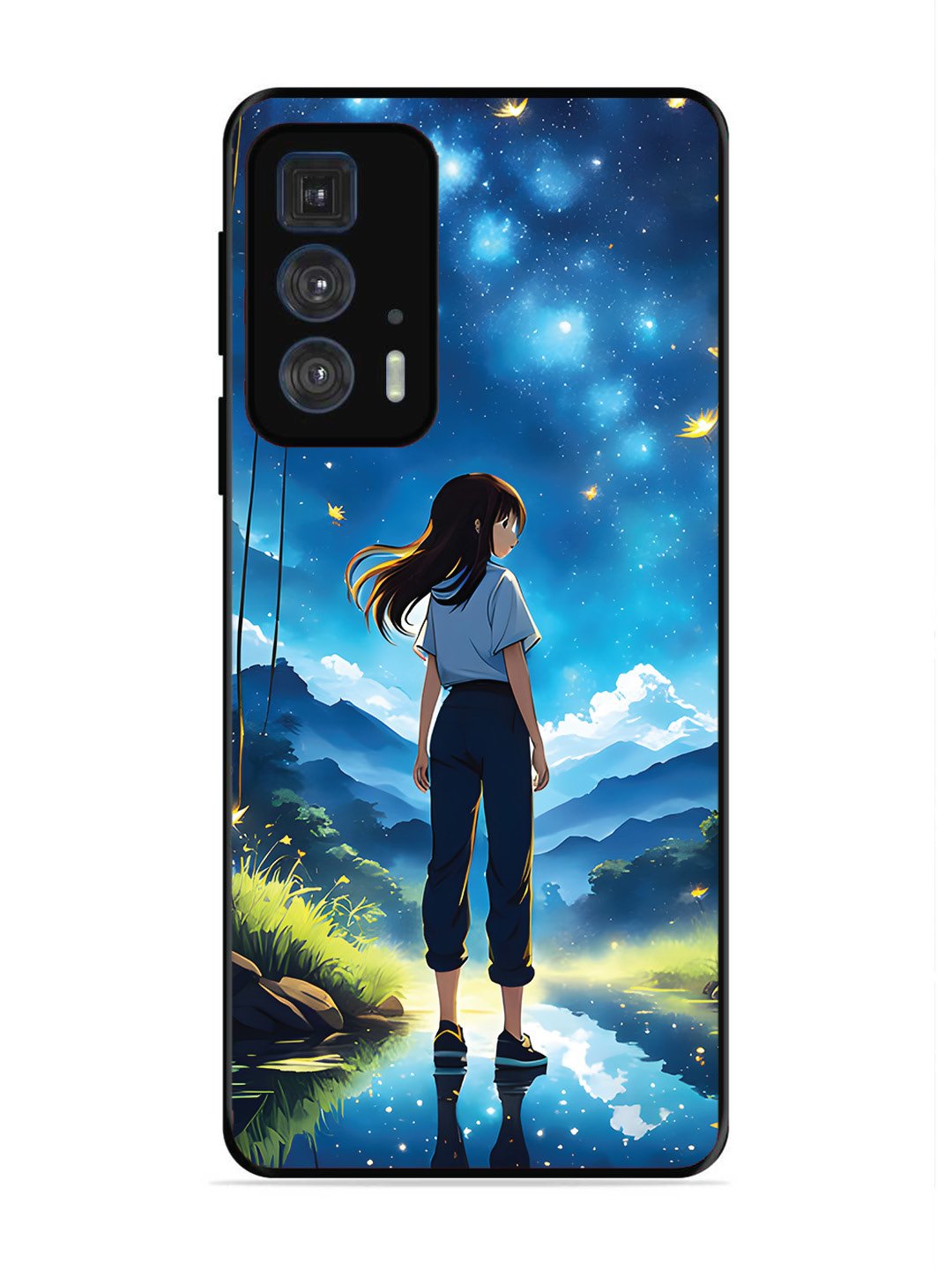 Motorola Edge 20 Pro Girl In Beautiful Forest