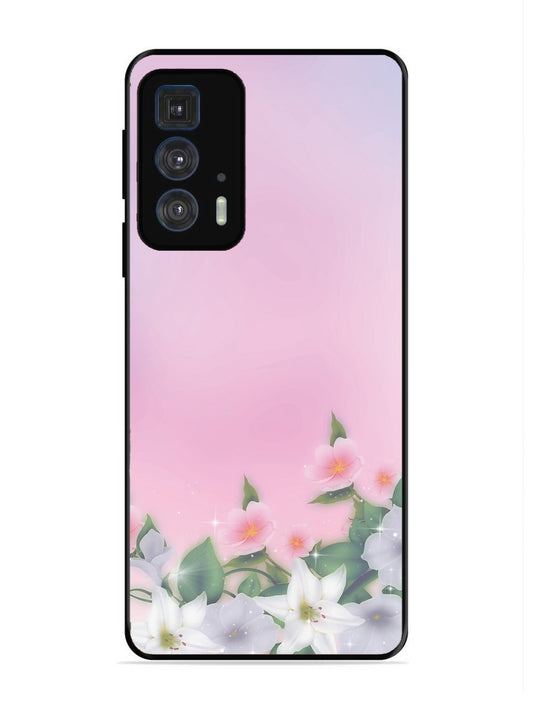 Motorola Moto Edge 20 Pro Pink Floral Elegance