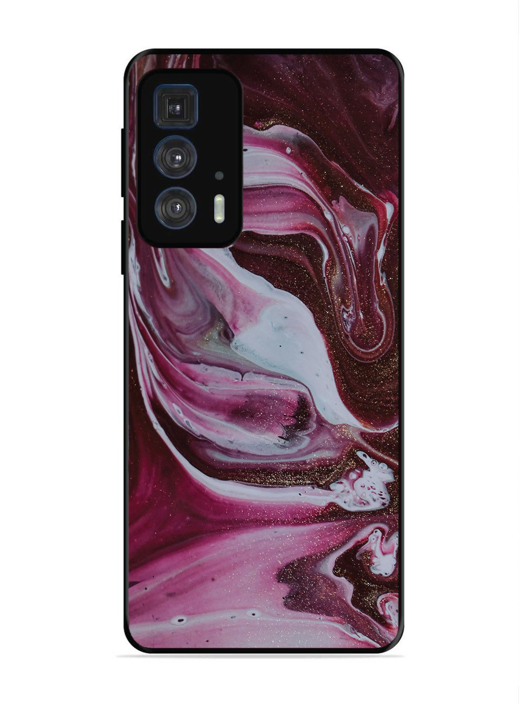 Motorola Edge 20 Pro Pink And Golden Marble