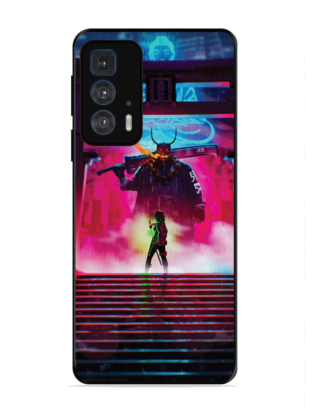 Motorola Edge 20 Pro Cyberpunk Yokai Monster