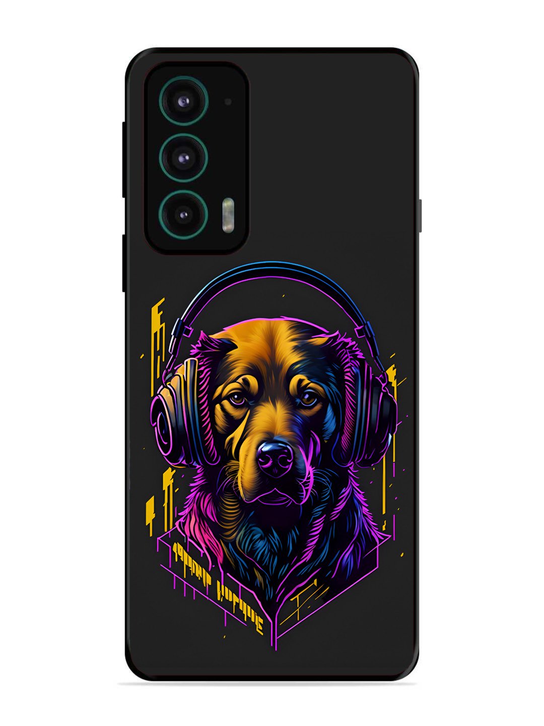 Motorola Edge 20 Music Lover Dog