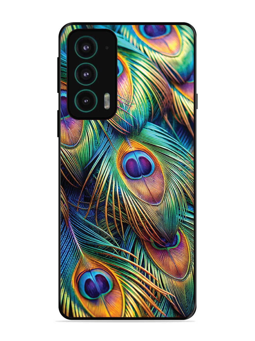 Motorola Moto Edge 20 peacock feather