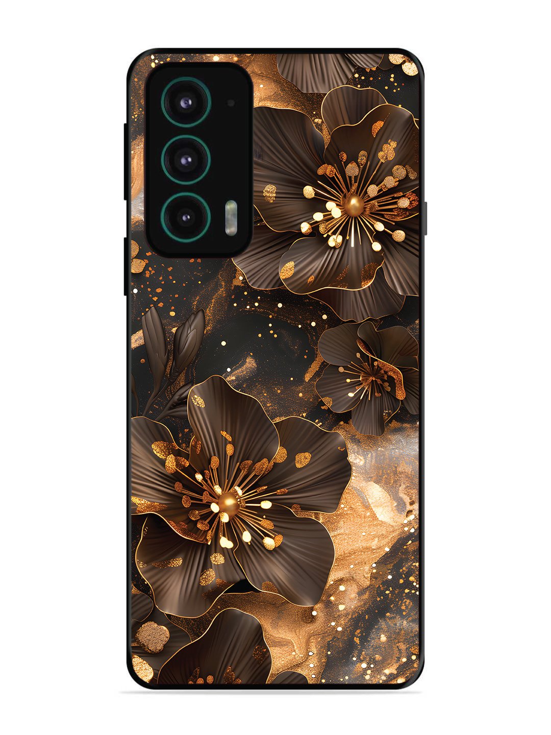 Motorola Edge 20 Golden Flowars