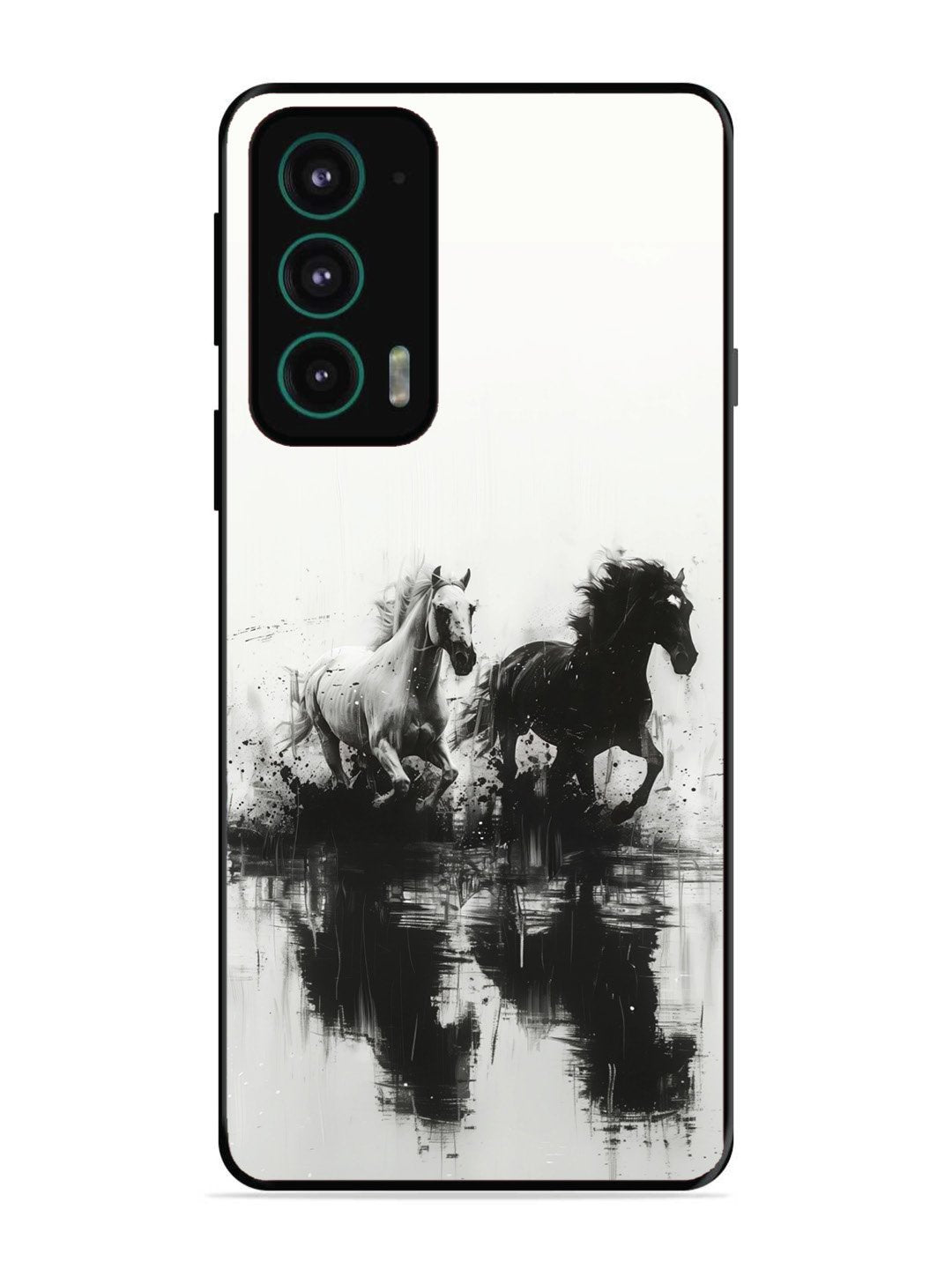 Motorola Edge 20 Black & White Horse