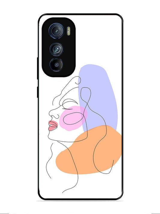 Motorola Edge 30 Line Art Girl Face
