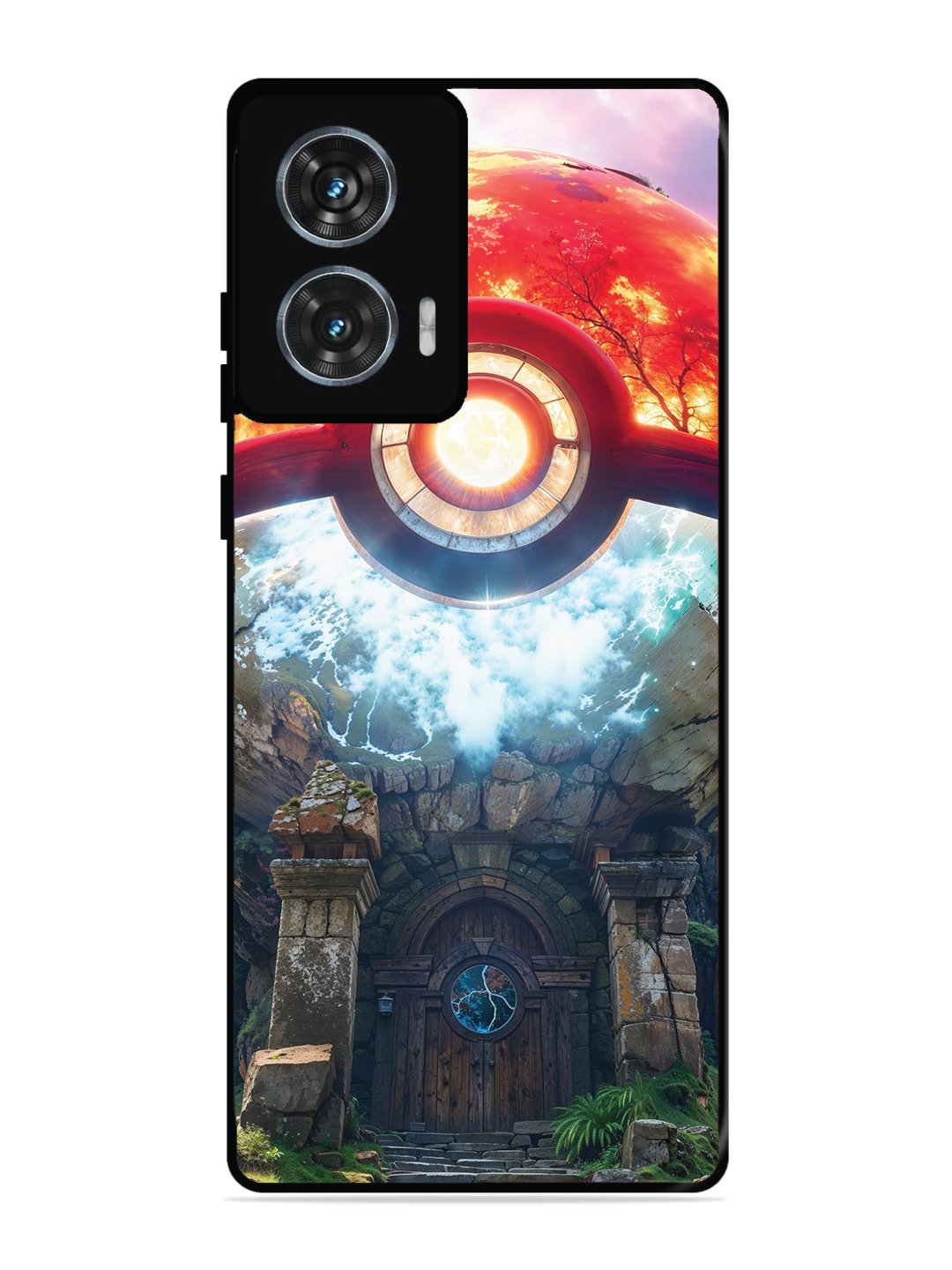 Motorola Moto G85 Cartoon-ball-house-anime