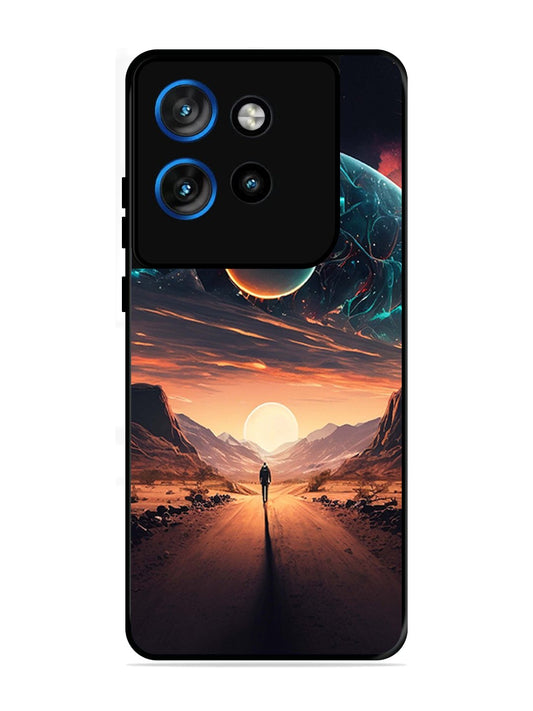 Motorola Edge 50 NEO Sunset with space scene