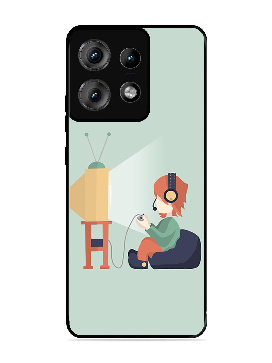 Motorola Edge 50 Pro Kid Playing Game