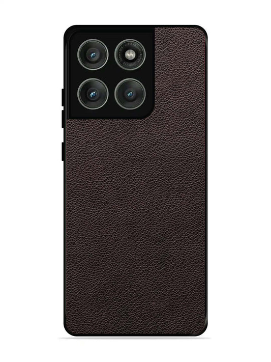 Motorola Edge 60 Pro 5G Print of Brown Leather Pattern
