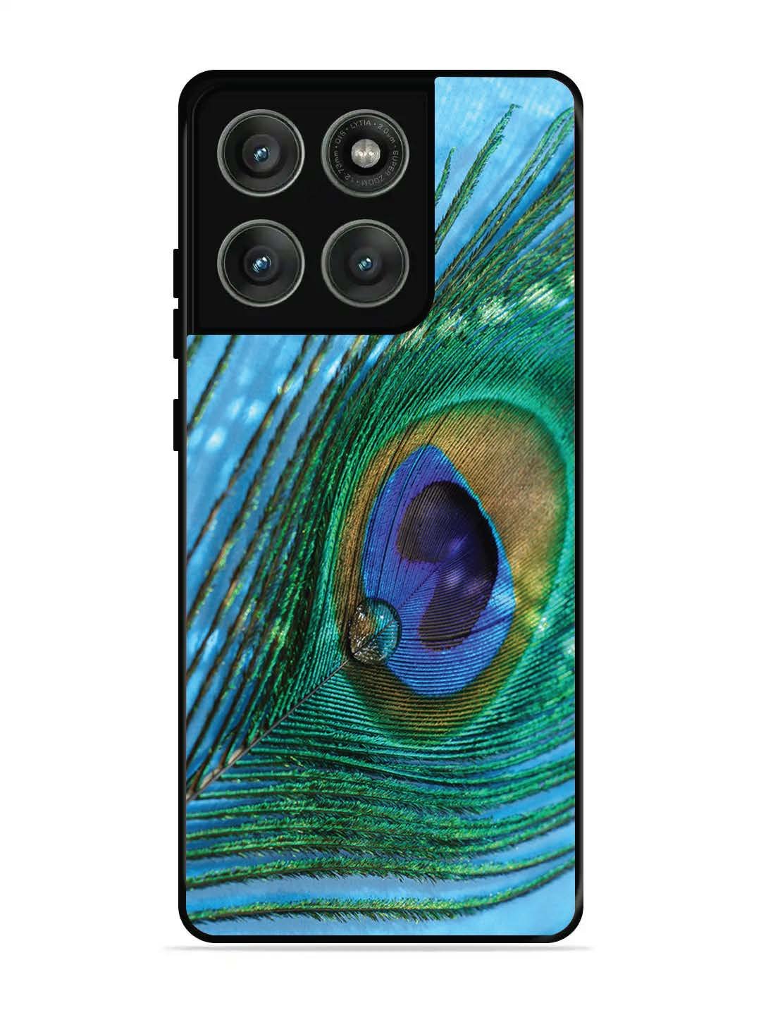 Motorola Edge 60 Pro 5G A drop on Peacock Feather