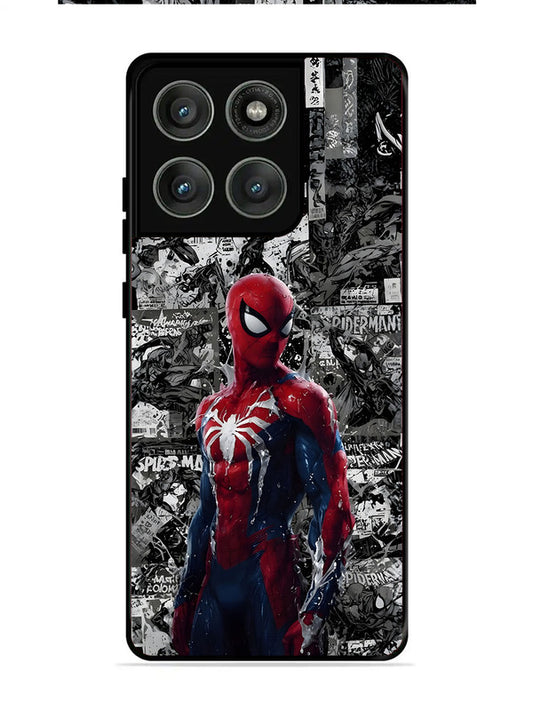 Motorola Edge 60 Pro 5G Spiderman Highlighted on News Paper