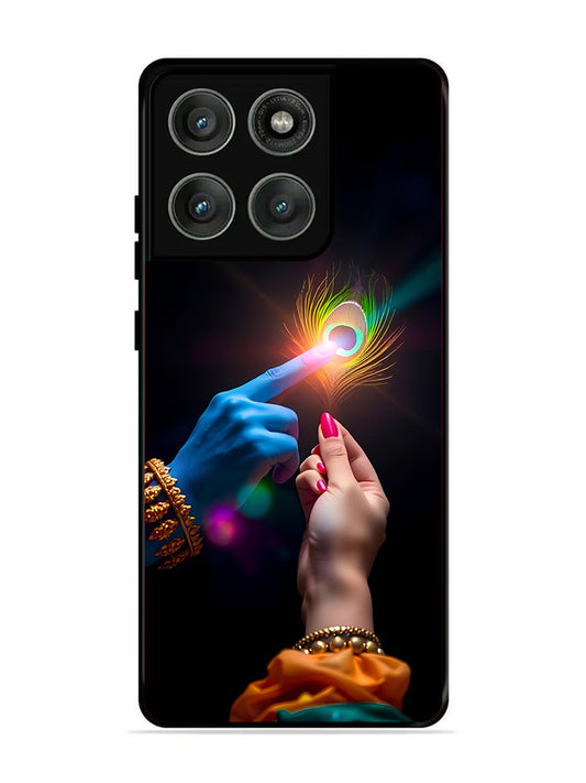 Motorola Edge 60 Pro 5G Radha Krishna touching feather