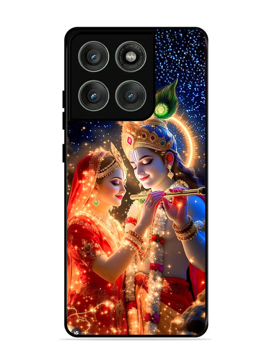 Motorola Edge 60 Pro 5G Radha Krishna posing with flute