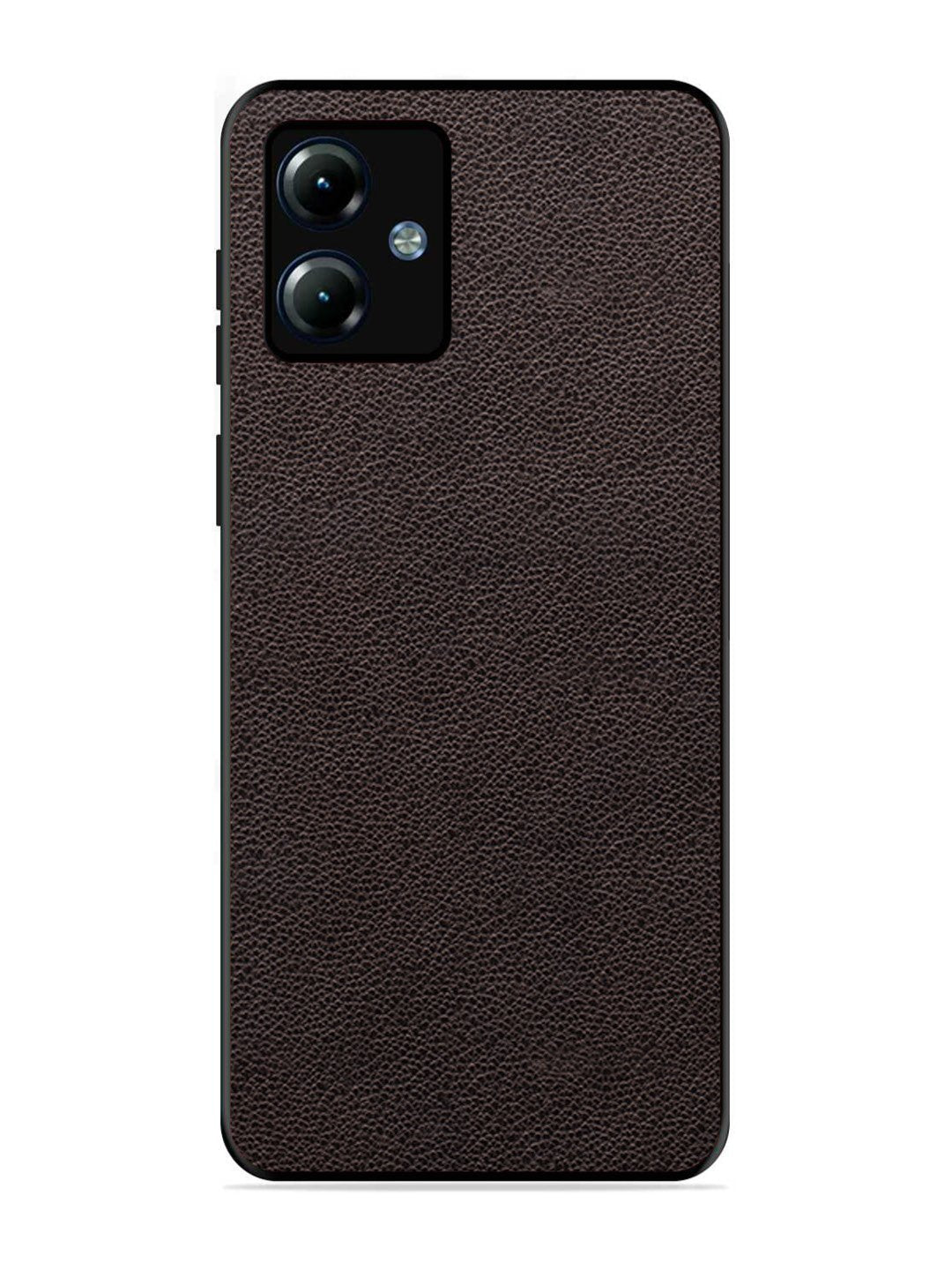Motorola Moto G14 Print of Brown Leather Pattern