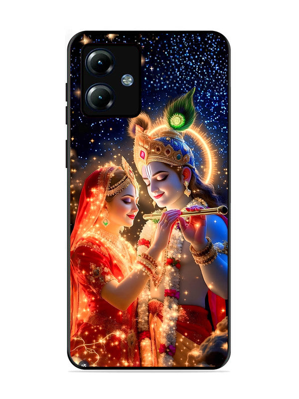 Motorola Moto G14 Radha Krishna posing with flute