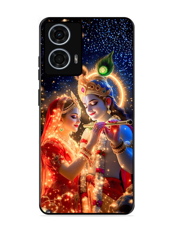 Motorola Moto G24 Power Radha Krishna posing with flute