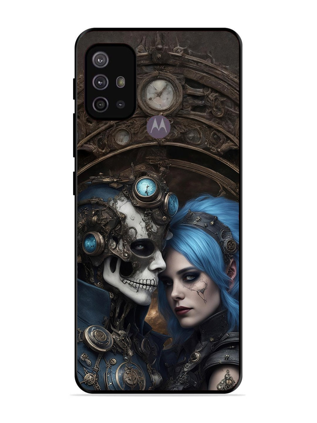 Motorola Moto G30 Skeleton & Devil Girl