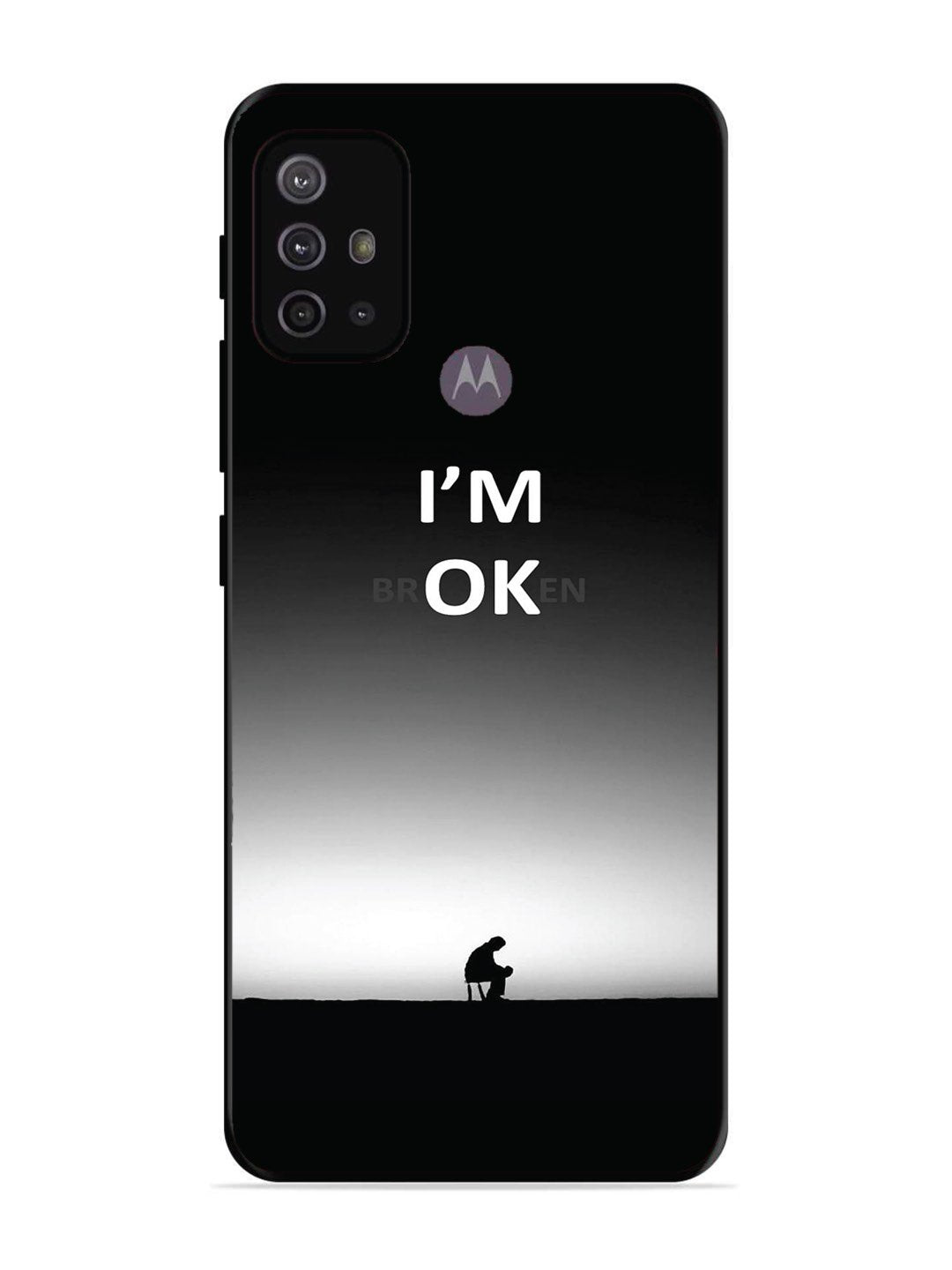 Motorola Moto G30 I'm Broken A man on Chair Alone