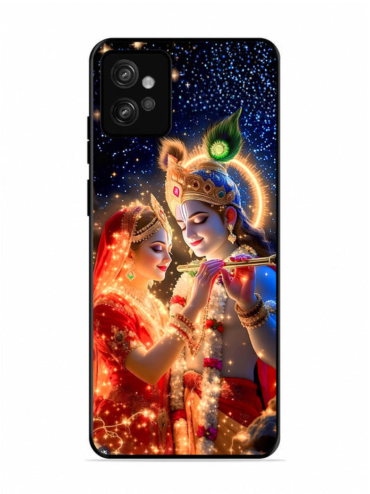 Motorola Moto G32 Radha Krishna posing with flute