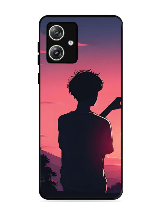 Motorola Moto G54 5G Love Heart with Hand Boy