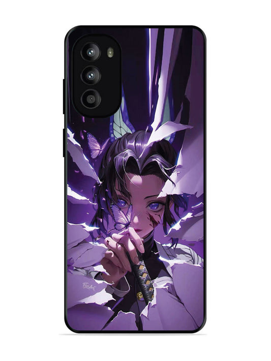 Motorola Moto G62 5G Purple Butterfly Hashira