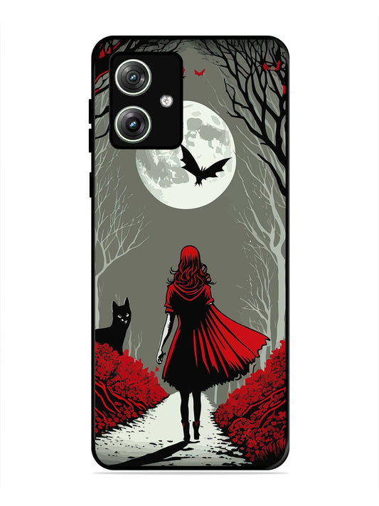 Motorola Moto G54 5G Scarlet Girl in Red Forest