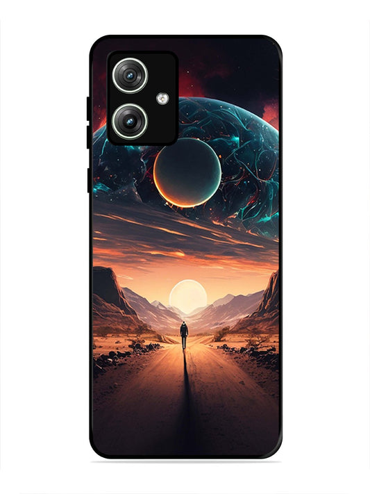 Motorola Moto G64 5g Sunset with space scene
