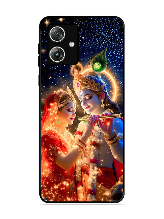 Motorola Moto G64 5G Radha Krishna posing with flute