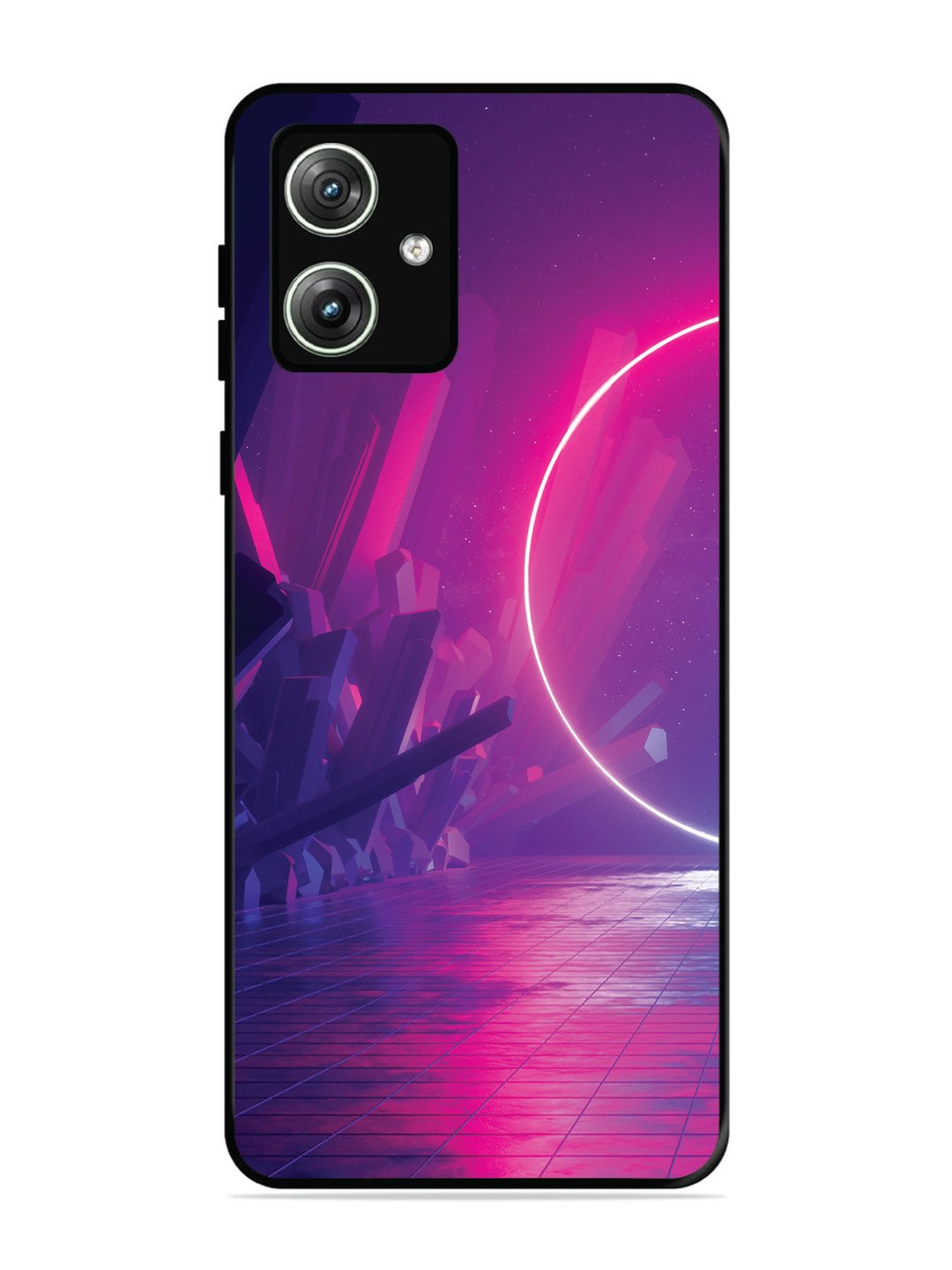 Motorola Moto G54 5G abstract with Neon Light
