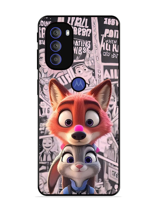 Motorola Moto G71 5G Cute Nick wilde and judy hopps 2
