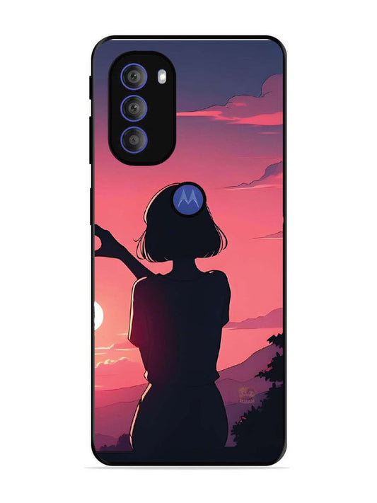 Motorola Moto G71 5G Love Heart with Hand Girl