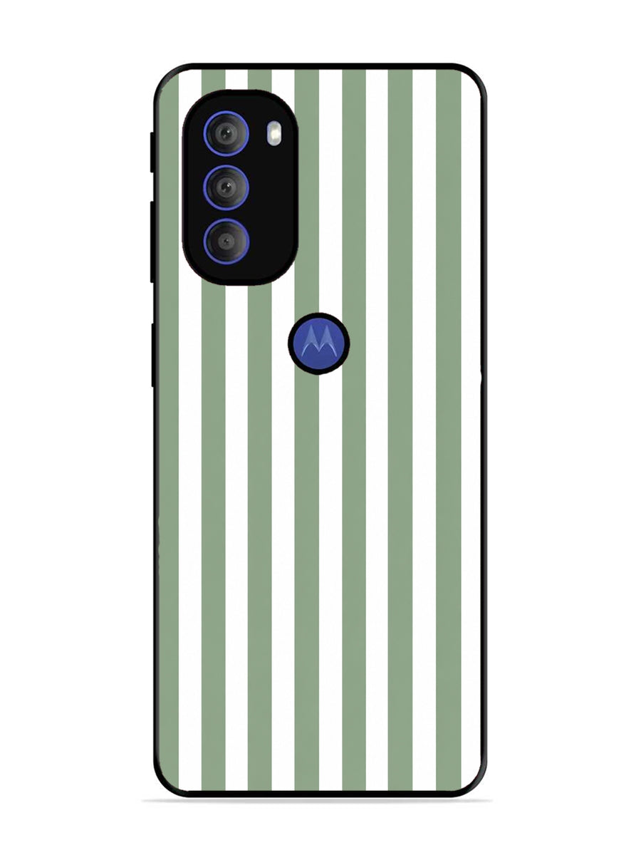 Motorola Moto G71 5G Vertical Stripes Sage Green