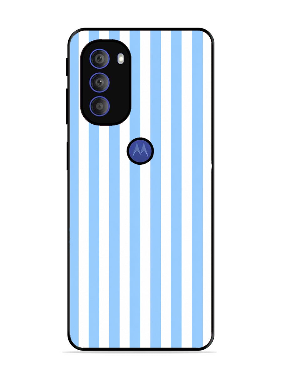 Motorola Moto G71 5G Vertical Stripes Sky Blue