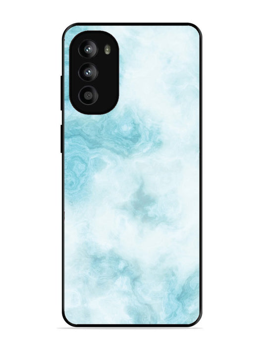 Motorola Moto G82 Light Blue with White Ocean Marble