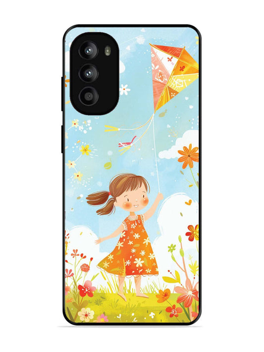 Motorola Moto G82 Little Girl Kite Flying