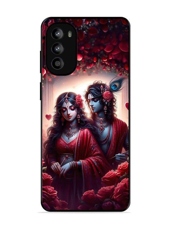 Motorola Moto G82 Couples in Red theme like Radha Krishna