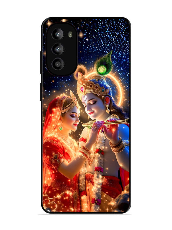 Motorola Moto G82 Radha Krishna posing with flute