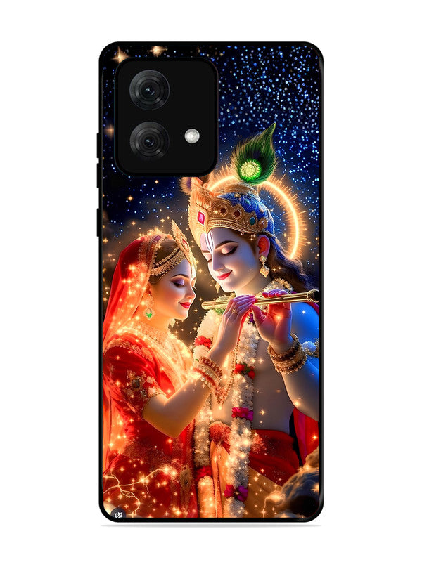 Motorola Moto G84 Radha Krishna posing with flute