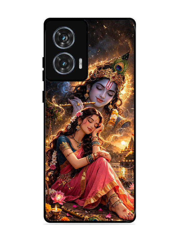 Motorola Moto G85 Radha thinking of Krishna