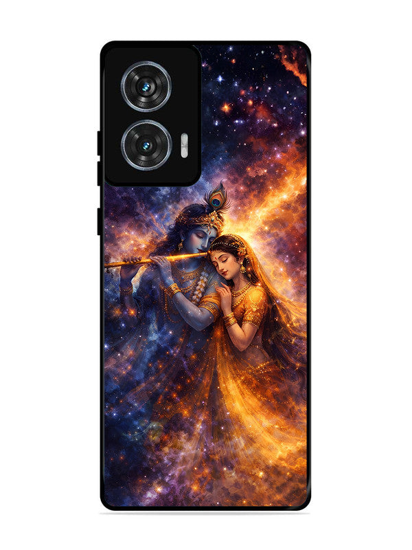 Motorola Moto G85 Radha Krishna Dancing on Flute