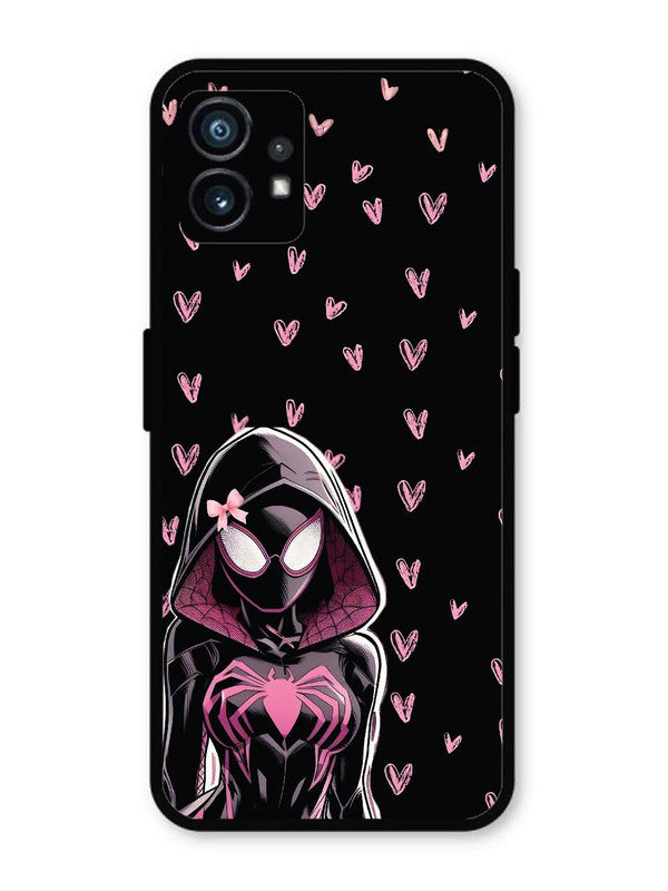Nothing Phone 1 Spidergirl with hearts