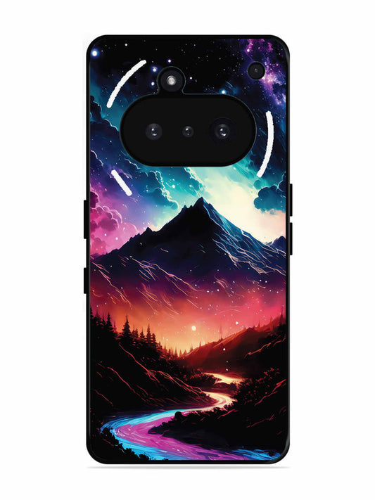 Nothing Phone 3A mountain-valley-Colorful-cloud-at-night