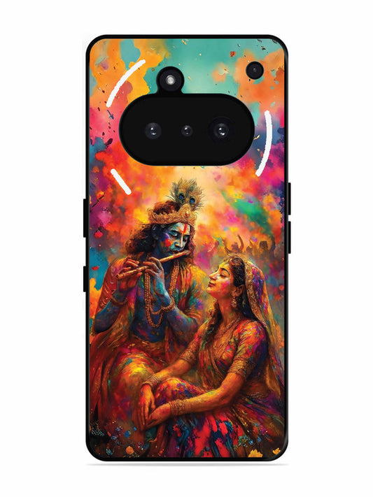 Nothing Phone 3A Radha Krishna Playing Flute