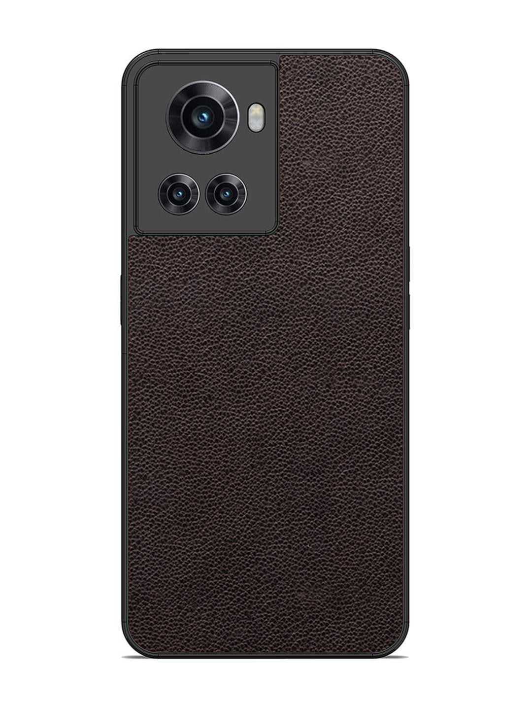OnePlus 10R Print of Brown Leather Pattern