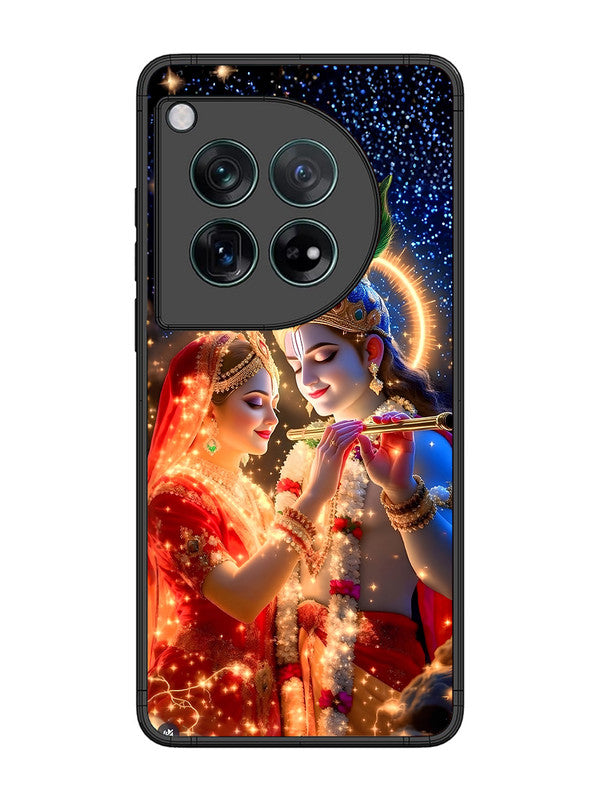 OnePlus 12 Radha Krishna posing with flute