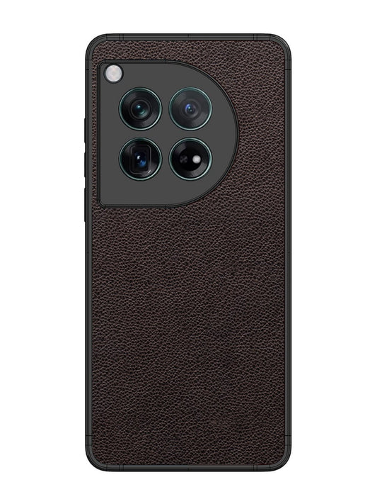 OnePlus 12 Print of Brown Leather Pattern
