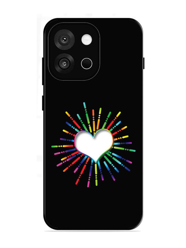 OnePlus 13s 5G Colourful Heart on Black