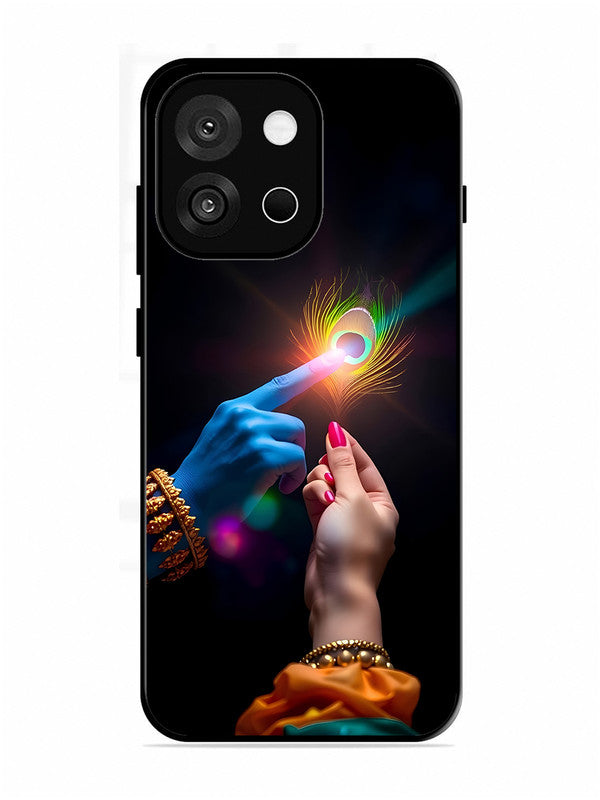 OnePlus 13s 5G Radha Krishna touching feather