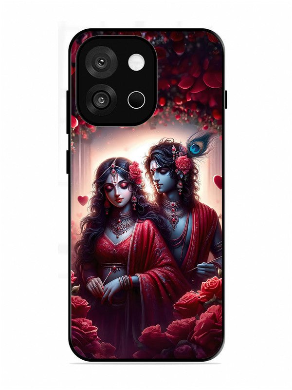 OnePlus 13s 5G Couples in Red theme like Radha Krishna